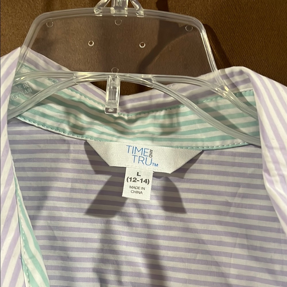 Striped Button-Up Shirt - Picture 3 of 4